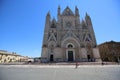 Exterior view of the cathedral of Orvieto, Italy Royalty Free Stock Photo