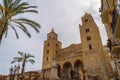 Exterior view of Cefalu Cathedral Royalty Free Stock Photo