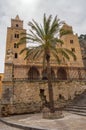 Exterior view of Cefalu Cathedral Royalty Free Stock Photo