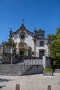 Exterior view of the Church of Nossa Senhora da Conceicao, a rococo icon from the 18th century