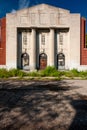 Classic Entrance with Ionic Columns - Abandoned Larimer School - Pittsburgh, Pennsylvania