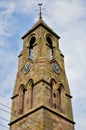 Landmarks of Scotland - Ecclefechan Clock Tower Building Royalty Free Stock Photo