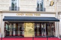 Exterior view of the Crazy Horse, famous cabaret located in Paris, France