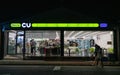 Exterior view of a CU a Korean convenience store chain in Gyeongju South Korea Royalty Free Stock Photo