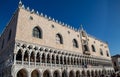 Exterior View of the Doge`s Palace in Venice