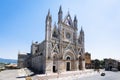 Exterior View of the Cathedral of Orvieto Royalty Free Stock Photo