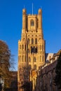 Exterior view of Ely Cathedral in Ely on November 23, 2012 Royalty Free Stock Photo