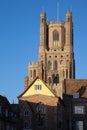 Exterior view of Ely Cathedral in Ely on November 23, 2012 Royalty Free Stock Photo