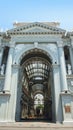 Exterior view of the entrance to the old building of the municipality of the city of Guayaquil