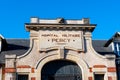 Exterior view of the entrance to the Percy Armies Instruction Hospital, Clamart, France