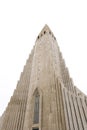 Exterior view of The Evangelical Lutheran Church or HallgrÃÂ­mskirkja.