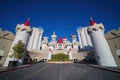 Exterior view of the famous Excalibur Hotel & Casino