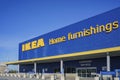 Exterior view of the famous IKEA furniture stores