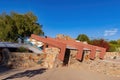 Exterior view of the famous Taliesin West World Hertiage building Royalty Free Stock Photo