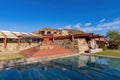 Exterior view of the famous Taliesin West World Hertiage building Royalty Free Stock Photo