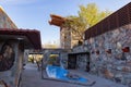 Exterior view of the famous Taliesin West World Hertiage building Royalty Free Stock Photo