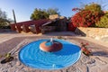 Exterior view of the famous Taliesin West World Hertiage building Royalty Free Stock Photo