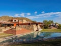 Exterior view of the famous Taliesin West World Hertiage building Royalty Free Stock Photo