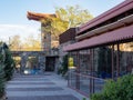 Exterior view of the famous Taliesin West World Hertiage building Royalty Free Stock Photo