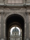 Exterior view of the French Academy of Sciences or the Institut de France building