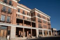 Exterior view of the Goldfield Hotel sign in Goldfield Nevada. T Royalty Free Stock Photo