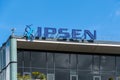 Exterior view of the headquarters building of Ipsen, a French pharmaceutical group