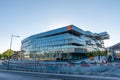 Exterior view of the headquarters of Orange, a French telecommunications company, Issy-les-Moulineaux, France