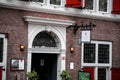 Exterior view of Het Schilandshuis, one of the oldest buildings in Rotterdam Royalty Free Stock Photo