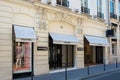 Exterior view of the historic Chanel store, rue Cambon, Paris, France Royalty Free Stock Photo