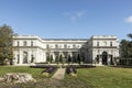 Exterior view of the historic Marble House in Newport Rhode Island