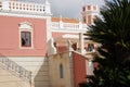 Exterior view of historic palace of Estoi near Faro, Portugal, now a luxury hotel Royalty Free Stock Photo