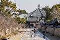 Exterior view of the historical Horyu Ji