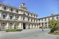 Exterior view of the historical university building in the homonymous downtown square Catania Italy