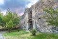 View of historical wall in Sur region, Diyarbakir, Turkey