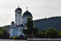 Exterior view of the Holy Trinity Orthodox Church located in Sighisoara, Romania Royalty Free Stock Photo