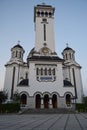 Exterior view of the Holy Trinity Orthodox Church located in Sighisoara, Romania Royalty Free Stock Photo