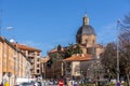 Exterior view of the Iglesia de la Purismia parish church in Salamanca, Spain