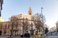 Exterior view of the Iglesia de la Purismia parish church in Salamanca, Spain