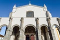 Exterior view of the Igreja de Sao Francisco Church of Saint Francis in Evora, Alentejo Portugal