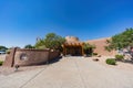 Exterior view of the Indian Pueblo Cultural Center Royalty Free Stock Photo
