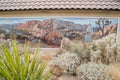 Exterior view of the Joshua Tree National Park Visitor Center Royalty Free Stock Photo