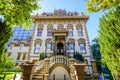 Exterior view of the Leland Stanford Mansion, Sacramento