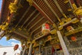 Exterior view of Leong San Tong Khoo Kongsi clanhouse against blue sky Royalty Free Stock Photo