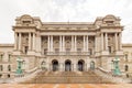 Exterior view of the Library of Congress Royalty Free Stock Photo