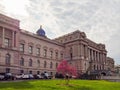 Exterior view of the Library of Congress Royalty Free Stock Photo
