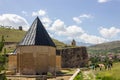 Exterior view of Mengujek Ghazi's tomb Royalty Free Stock Photo