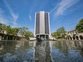 Exterior view of the Millikan Library in Caltech Royalty Free Stock Photo