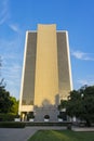 Exterior view of the Millikan Library in Caltech Royalty Free Stock Photo