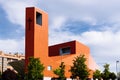 Exterior view of Modern Architecture Church. San Manuel Gonzalez Parish