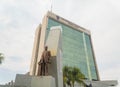 Exterior view of a modern building of University of Guadalajara